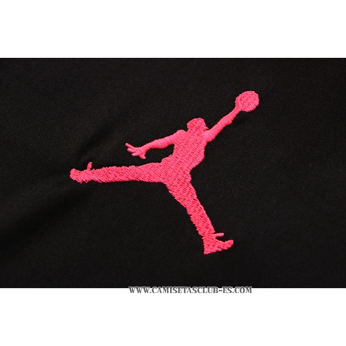 Chandal del Paris Saint-Germain Jordan 22-23 Manga Corta Negro y Azul - Pantalon Corto